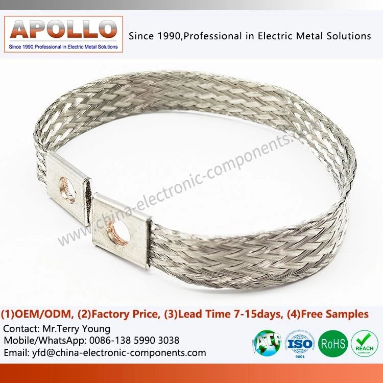 braided copper busbar customizable