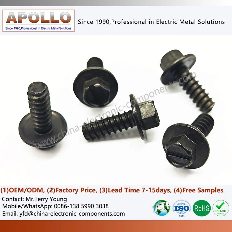 Hex Head Screw With Washer Assembly