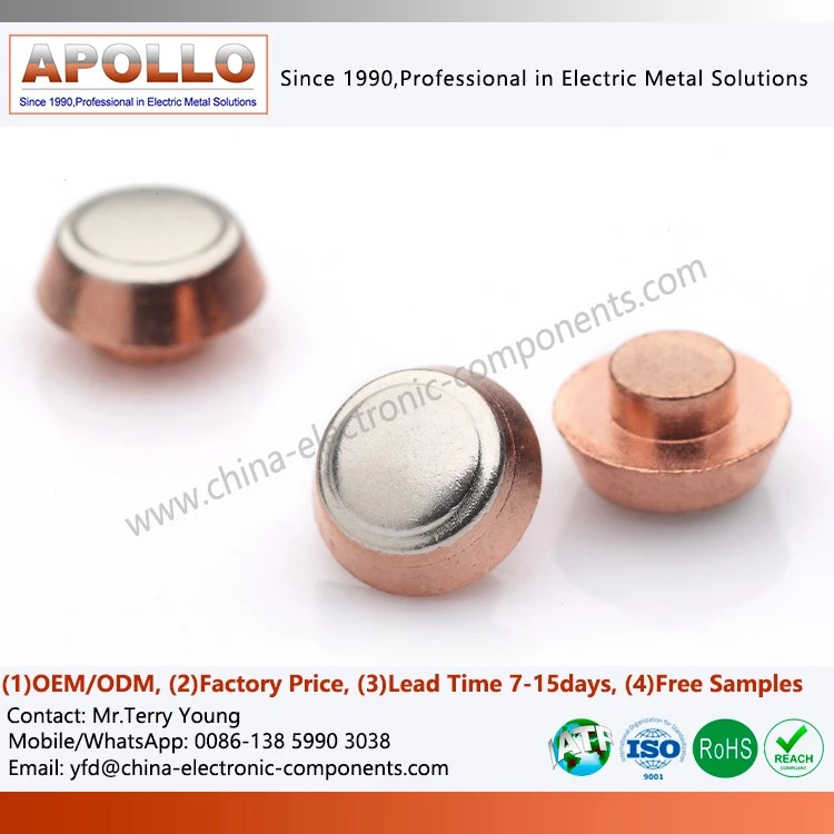 Bimetal Contact Rivets for Magnetic Latching Relay