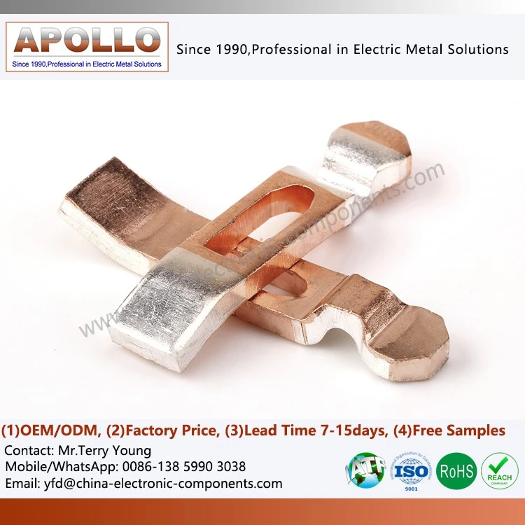 Electrical Contact Brazed Stamping Components Electrical Contact Brazed Stamping Components