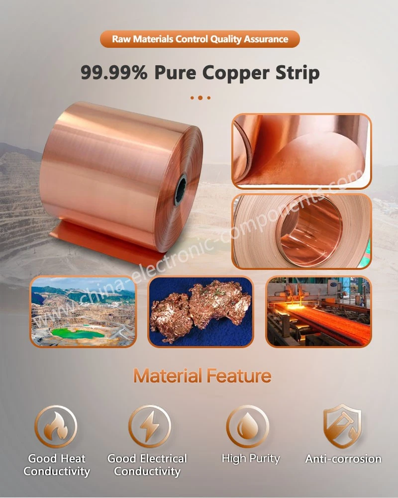 9999 Pure Copper Strip for Laminated Power Bars 9999 Pure Copper Strip for Laminated Power Bars