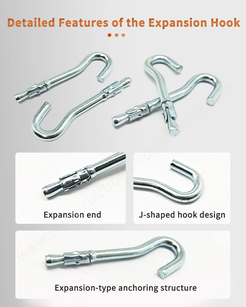 Detailed Features of the Hook Type Expansion Anchor Detailed Features of the Hook Type Expansion Anchor