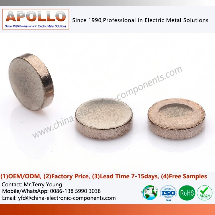welded Silver contact