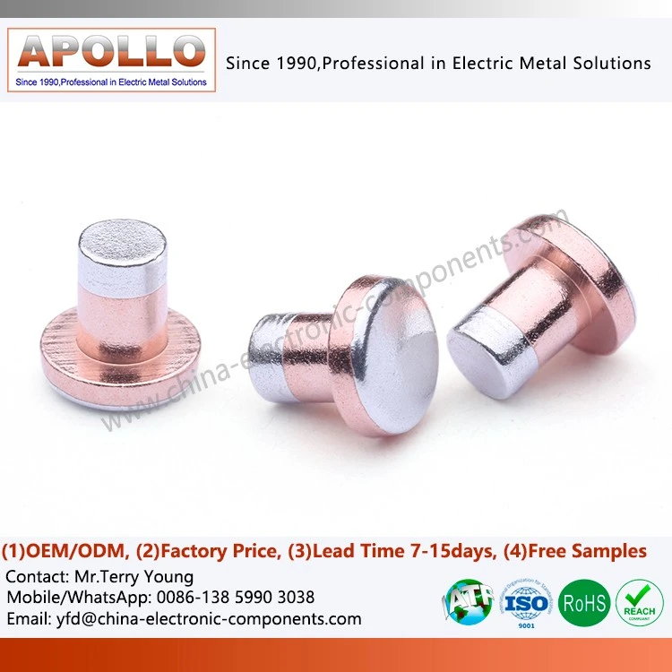 Trimetal Electrical Rivets