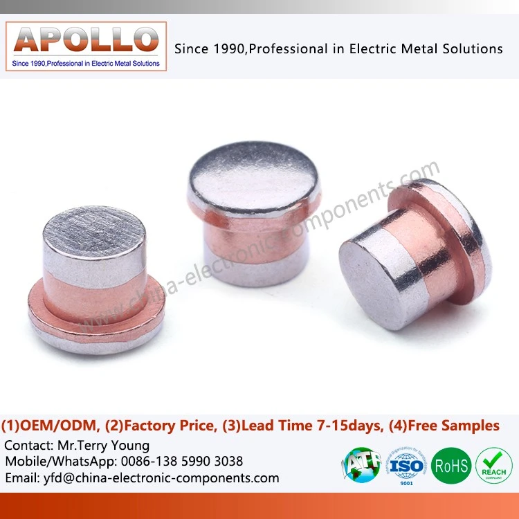 Trimetal Rivet Electrical Contact